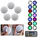 Set 5 Faretti Led Rgb Adesivi Faretto Decorativo Multicolore Telecomando Teb0314 - Foto miniatura 1