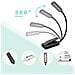 Lampada Da Lettura Con Morsetto Per Libri - 16 Led Black - Foto miniatura 2