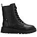 Black Casual Closed Ladies Mid Height Boots Stivaletti Pelle Scarpe Donna Nero Eu 38, 70401-00 - Foto miniatura 3