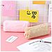 Astuccio Portamatite In Peluche, Borsa Ottagonale Per Cancelleria Per Studenti Pink - Foto miniatura 4