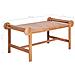 Tavolino Da Salotto 100x50x45 Cm In Massello Di Teak - Foto miniatura 7