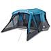Tenda da Campeggio con Portico per 4 Persone Blu Impermeabile - Foto miniatura 1