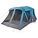 Tenda da Campeggio con Portico per 4 Persone Blu Impermeabile - Foto miniatura 5