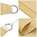 Vela Parasole Sabbia 2x2x2 m 100% Poliestere Oxford - Foto miniatura 6