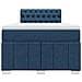 Giroletto a Molle con Materasso Blu 120x190 cm in Tessuto - Foto miniatura 6