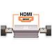Adattatore Hdmi Femmina Verso Hdmi Femmina 2.1 8k Uhd, Argento - Foto miniatura 4