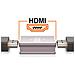 Adattatore Hdmi Femmina Verso Hdmi Femmina 2.1 8k Uhd, Argento - Foto miniatura 9