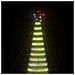 Albero di Natale a LED 1544 LED Colorato 500 cm - Foto miniatura 6