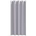 Tende con tende 2 pcs Grigio Metallico 260x140cm Poliestere - Foto miniatura 4