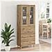 Credenza con cassetto Rovere artigianale 69,5 x 34 x 180 cm - Foto miniatura 4