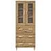 Credenza con cassetto Rovere artigianale 69,5 x 34 x 180 cm - Foto miniatura 8