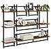 Set mensole da parete 6 pcs Legno vecchio 100 x 25 x 30 cm - Foto miniatura 3