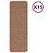 Tappetini Antiscivolo per Scale 15 pcs Giallo 60 x 25 cm PP - Foto miniatura 1