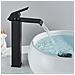 Rubinetto per lavabo da bagno, Blackswan, tipo M114, modello nero opaco, misura 30,6 cm - Foto miniatura 2