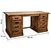 Scrivania In Legno Marrone 180x75x80h - Foto miniatura 7