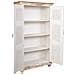 Armadio Artigianale In Legno Bianco 104x43x188h Cm - Foto miniatura 6