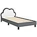 Struttura letto bambini con testata Grigio chiaro 90 x 190 cm - Foto miniatura 4