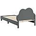 Struttura letto bambini con testata Grigio chiaro 90 x 190 cm - Foto miniatura 7