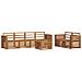 Set divani Legno di Acacia Massello - Foto miniatura 1