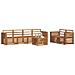 Set divani Legno di Acacia Massello - Foto miniatura 3