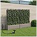 Grande vaso con trellis 2 pcs Grigio 200 x 43 x 133,5 cm PP - Foto miniatura 2