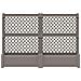 Grande vaso con trellis 2 pcs Grigio 200 x 43 x 133,5 cm PP - Foto miniatura 4