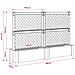 Grande vaso con trellis 2 pcs Grigio 200 x 43 x 133,5 cm PP - Foto miniatura 7