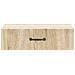 Tavolino da Parete Laterale Rovere Sonoma 59 x 34,5 x 17 cm - Foto miniatura 4
