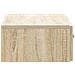 Tavolino da Parete Laterale Rovere Sonoma 59 x 34,5 x 17 cm - Foto miniatura 5