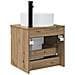 Mobile lavabo da parete Rovere Artigianale 49 x 44,5 x 65,5 cm - Foto miniatura 3
