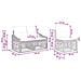 Set Divano da Giardino 8 pcs Grigio polyrattan - Foto miniatura 7