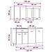 Unità Cucina Lyon 4 pcs Grigio Cemento Legno ingegnerizzato - Foto miniatura 9