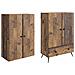 Set di armadi 2 pcs Legno antico Legno ingegnerizzato - Foto miniatura 3