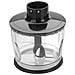 61671 - Frullatore elettrico con tritatutto e bicchiere da 500 ml, 700 W - Grigio - Foto miniatura 2