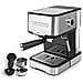 69256 - Macchina da caffè espresso con 2 erogatori di caffè e funzione di riscaldamento /schiuma del latte, - Foto miniatura 1