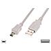 Cavo Usb 2.0 Mini "B" 5 Poli Mt. 3 - Foto miniatura 1