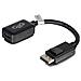 20cm DisplayPort M / HDMI F DisplayPort HDMI Nero cavo di interfaccia e adattatore - Foto miniatura 3
