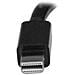 Adattatore Mini DisplayPort a HDMI e VGA - Convertitore audio / video da viaggio mDP 2 in 1 - 1920x1200 / 1080p - Nero - Foto miniatura 2