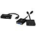 Adattatore Mini DisplayPort a HDMI e VGA - Convertitore audio / video da viaggio mDP 2 in 1 - 1920x1200 / 1080p - Nero - Foto miniatura 5