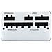 Alimentatore PC RM750x 80 PLUS Gold ATX 2.4 750W Colore Nero e Bianco - Foto miniatura 5