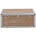Baule Portaoggetti In Massello Di Abete 91x52x40cm Marrone - Foto miniatura 4