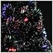 Albero di Natale Preilluminato con Supporto 240 cm Fibra Ottica - Foto miniatura 4