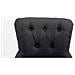 Sgabello Design Chesterfield Lakewood Antico-Scuro I Sgabello Alto Vintage in Tessuto I Sgabello Bar Design in Legno H 74 CM Grigio Scuro - Foto miniatura 5