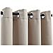 Tende Oscuranti Con Anelli In Metallo 2 Pz Beige 140x175 Cm - Foto miniatura 4