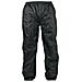 Pantaloni Antipioggia Impermeabili Antiacqua Anti Vento Foderato Moto Nero 3xl - Foto miniatura 4
