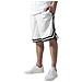 Stripes Mesh Shorts Article Tb243 - Bianco-nero S - Foto miniatura 1
