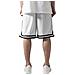 Stripes Mesh Shorts Article Tb243 - Bianco-nero S - Foto miniatura 3