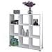 Libreria Londra S - Mobile Da Parete, Scaffale - Con Ripiani - Da Salotto, Ufficio - Bianco In Legno, 106 X 33 X 109 Cm - Foto miniatura 2