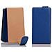 Custodia Compatibile Con Samsung Galaxy Mega 5.8 In Blu Reale - Coperchio Protettivo In Design Flip Realizzato In Similpelle Testurizzata - Foto miniatura 5
