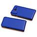 Custodia Compatibile Con Samsung Galaxy Mega 5.8 In Blu Reale - Coperchio Protettivo In Design Flip Realizzato In Similpelle Testurizzata - Foto miniatura 6